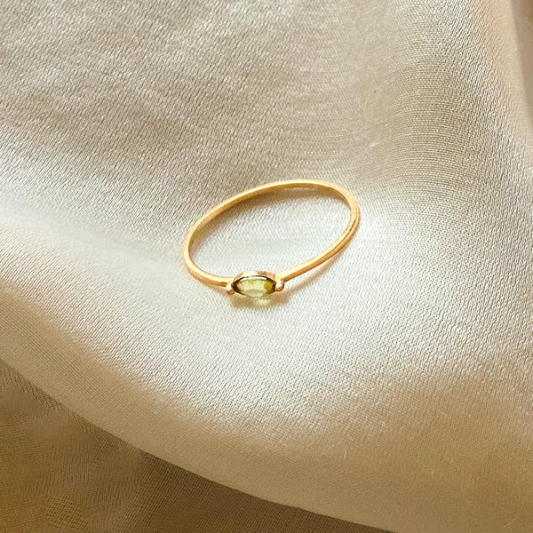 ANEL CAPRI PERIDOTO OURO 18K