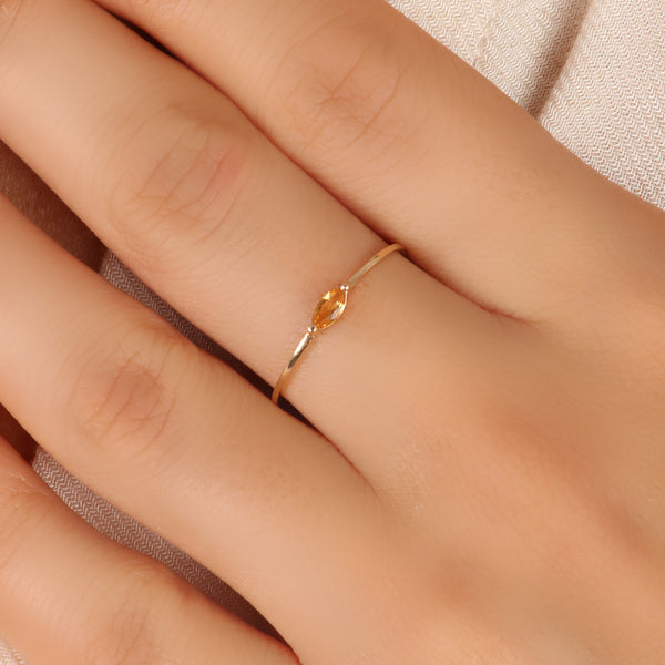 ANEL CAPRI CITRINO OURO 18K