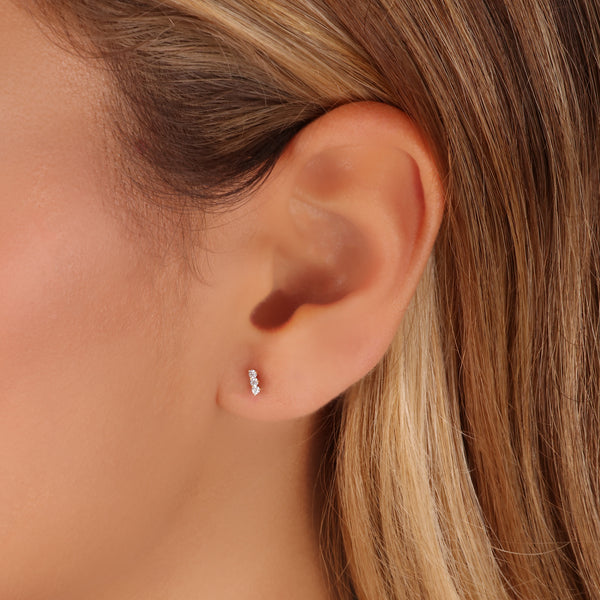 BRINCO TRITONI BRILHANTE OURO 18K
