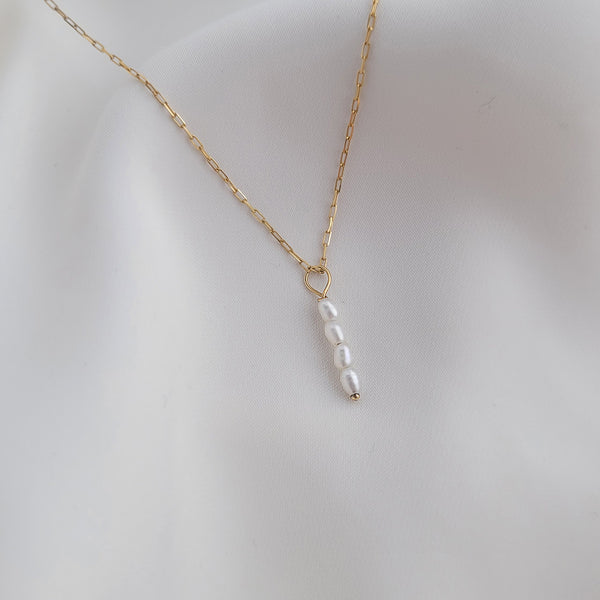 PINGENTE PEROLA FIUME OURO 18K