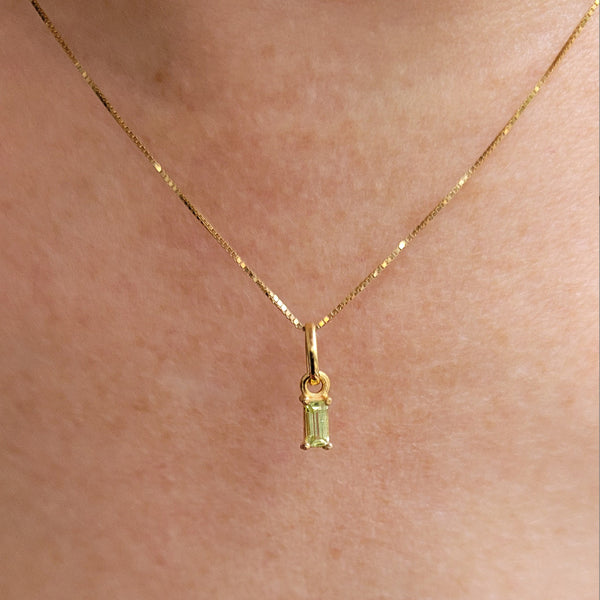 PINGENTE MILANO ESMERALDA OURO 18K