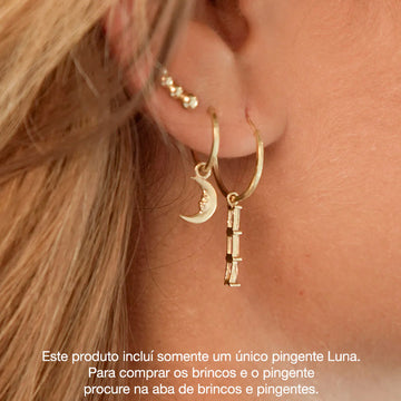 PINGENTE LUNA OURO 18K