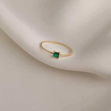 ANEL VENEZA AGATA VERDE OURO 18K