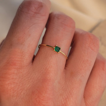 ANEL VENEZA AGATA VERDE OURO 18K