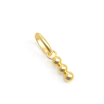 PINGENTE TRI PUNTO OURO 18K